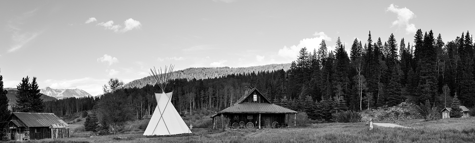 Bathhouse black and white