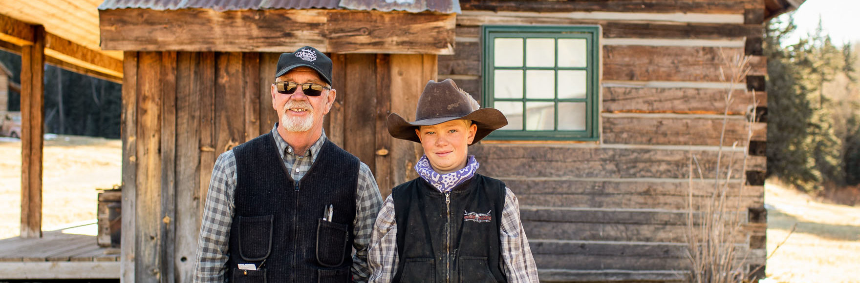 Local ranchers at Dunton