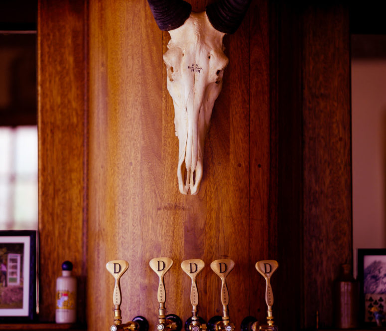 Dunton saloon bar taps