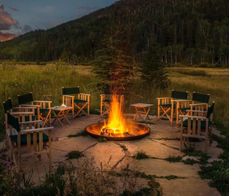 Firepit at River Camp